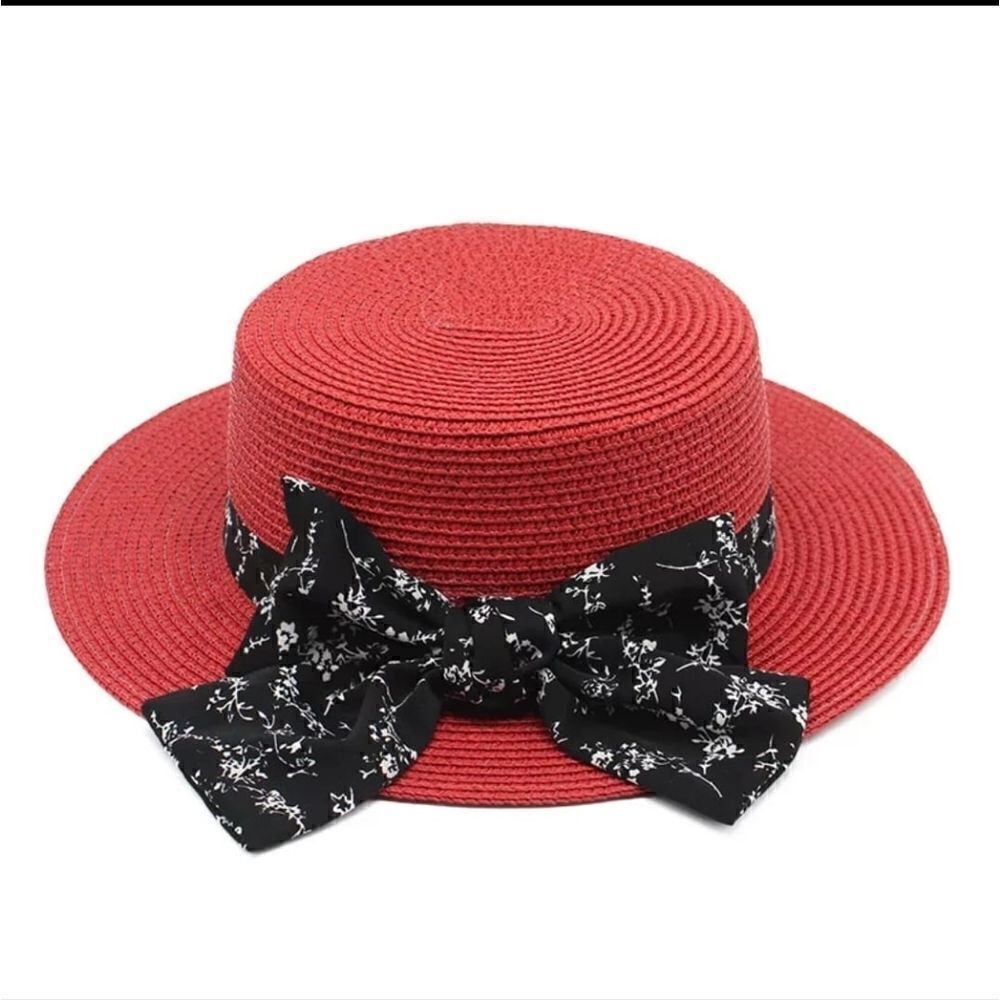 Red Straw Hat